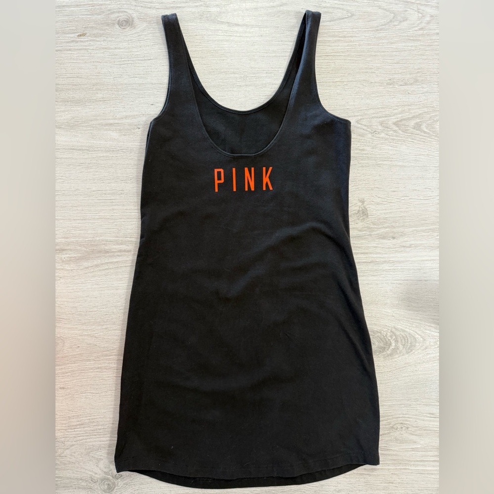 Giants Black Tank Dress with Silver Logo - Picture 3 of 4
